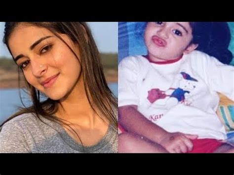 Ananya pandey childhood photos - YouTube