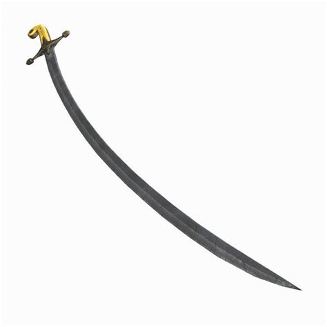 Mameluke sword 3D model | CGTrader