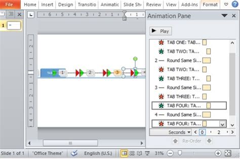 Display PowerPoint Slides in Tabs With Tab Slide Template