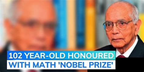 C R Rao, Indian-origin mathematician awarded International Prize in Statistics | Editorji