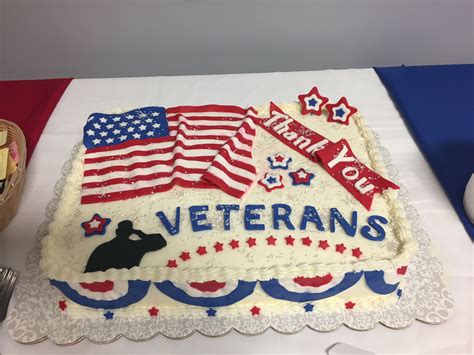 Veterans Day cake | Patriotic cake, Veterans day, Cake decorating