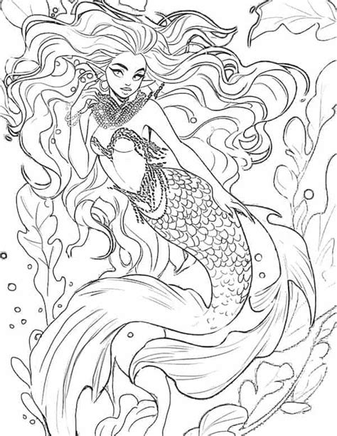 Barbie Fairytopia Mermaidia Coloring Pages