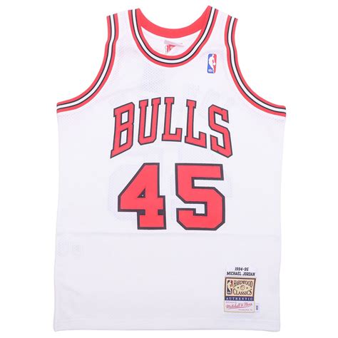 Mitchell And Ness x NBA Men Chicago Bulls Michael Jordan Jersey - White ...