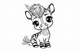 Cute Baby Zebra Coloring Page For Kids Graphic By Forhadx5 · Creative  sketch template