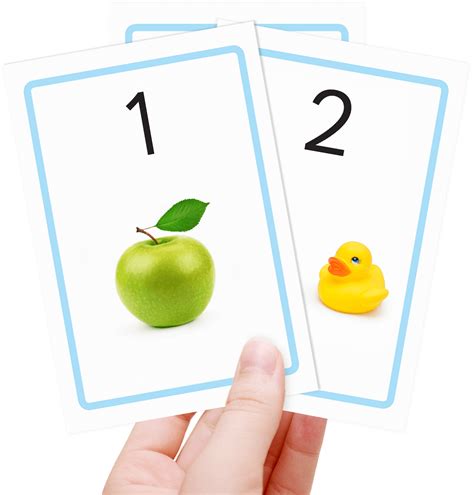 Free number flashcards for kids - Totcards