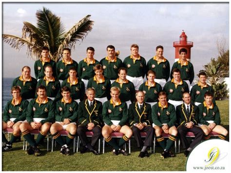 Springboks 1995 World Cup Squad - Esclavodetusvesos