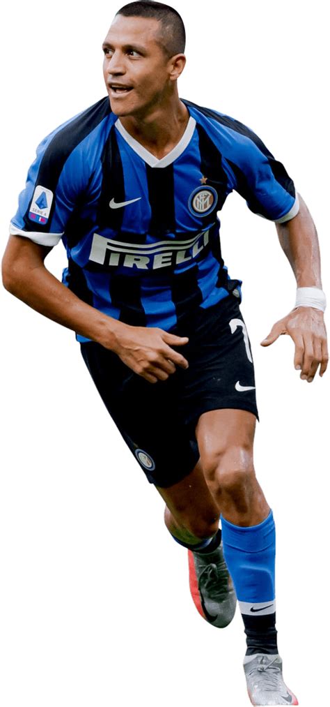 Alexis Sanchez Inter football render - FootyRenders