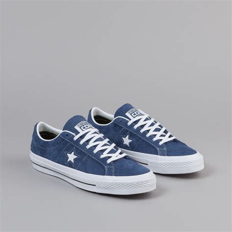 Converse One Star OX Shoes - Navy / White / Gum | Flatspot