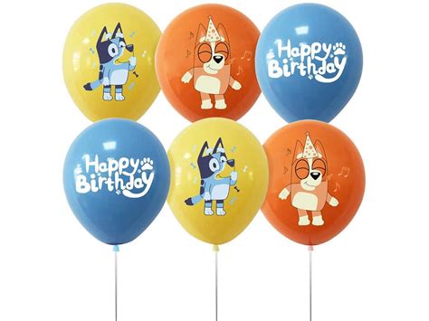 24pcs bluey balloons bluey theme party supplies | Etsy