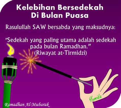 Kelebihan Bersedekah Di Bulan Puasa - Yumida