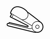 Stapler Coloring Page Pages sketch template