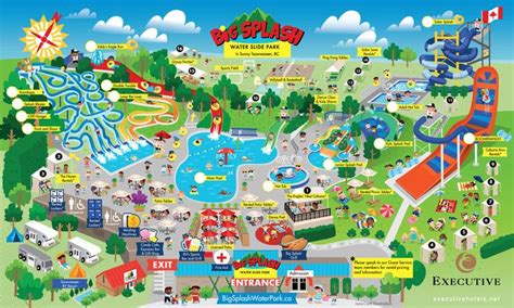 Biiiiig Map for Big Splash Waterpark! — Jana Curll Illustration