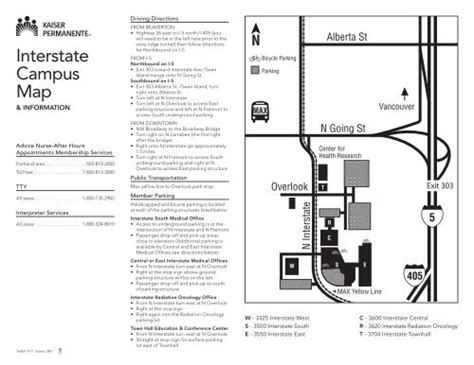 Kaiser Vacaville Campus Map