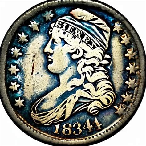 1834 capped bust quarter | OpenArt