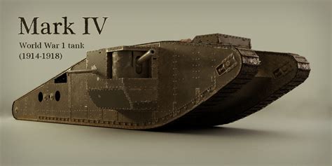 Mark IV World War 1 tank by Piitas on DeviantArt