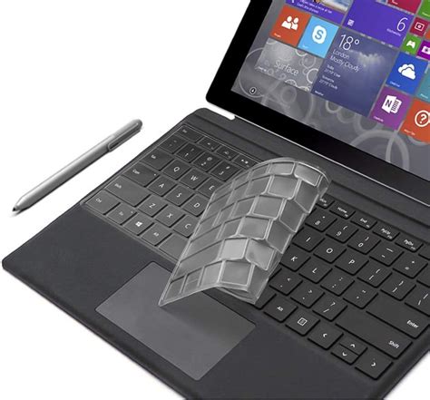 Ultra Thin Keyboard Cover for 2020 2021 Microsoft Surface Pro 7 ...