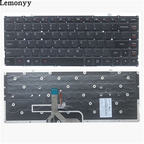 New English Laptop Keyboard for Lenovo Ideapad Yoga 2 Pro 13" backlit ...