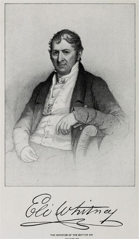 Portrait of Eli Whitney - Inventor of the Cotton Gin