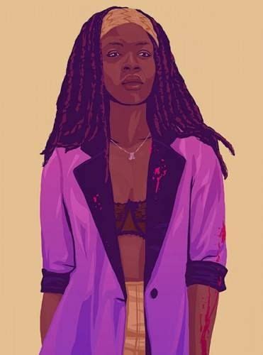 Michonne art #TWD | Walking dead art, Walking dead fan art, The walking ...