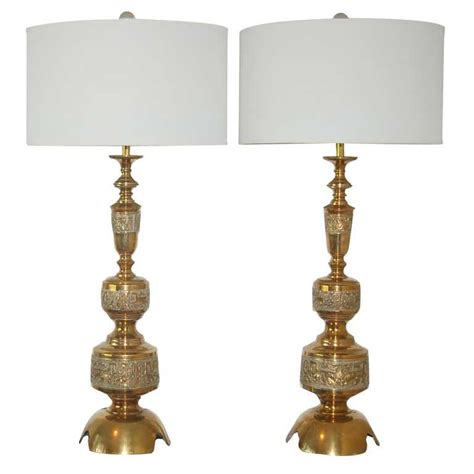 The Design Enthusiast: Vintage love ~ Brass Table lamps :)