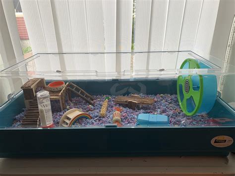 Hamster cage is done!! Picking up my baby in 30 minutes : r/hamstercare