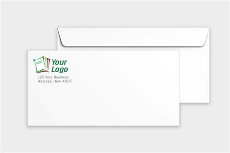 Custom #10 Envelopes with Logos - Discount Tax Forms