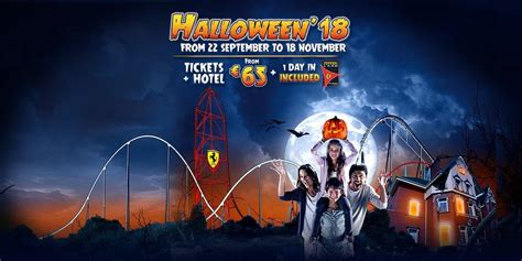 Tickets for Halloween at PortAventura: 2 Parks + Hotel from €65