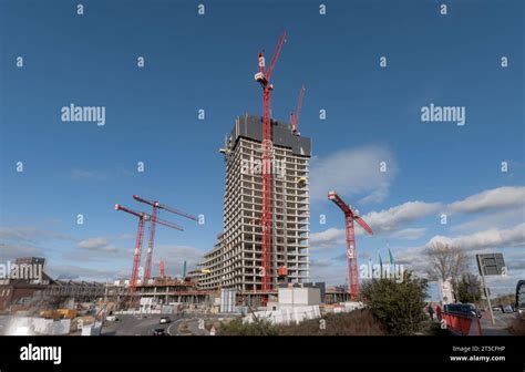 Hamburg, Germany. 04th Nov, 2023. View of the Elbtower construction site. At 254 meters high ...