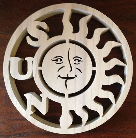 The Sun, pattern by Ratilal. | Scroll saw, Candle holder tray, Scroll pattern