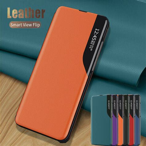 Smart View Leather Flip Thin Case Cover For Samsung Galaxy S20 FE 5G S21 Ultra | eBay