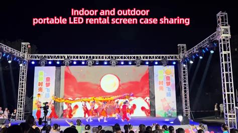 4k Led Outdoor Event Backdrop Stage Design Panel For Concert 6 Meters ...