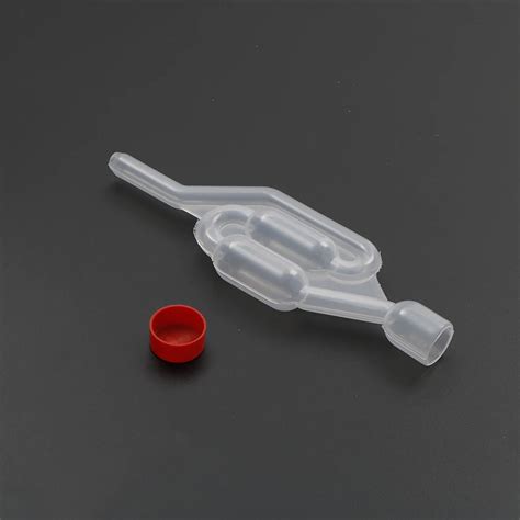 One way Home Brew Wine Fermentation Airlock Home Brew Air Lock Plastic Exhaust Check Valve Water ...