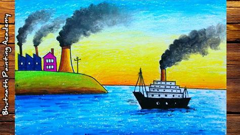 air pollution drawing | Art drawings sketches simple, Drawings, Easy drawings