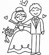 Groom Bride Coloring Pages Printable Wedding Coloringpagesfortoddlers  sketch template