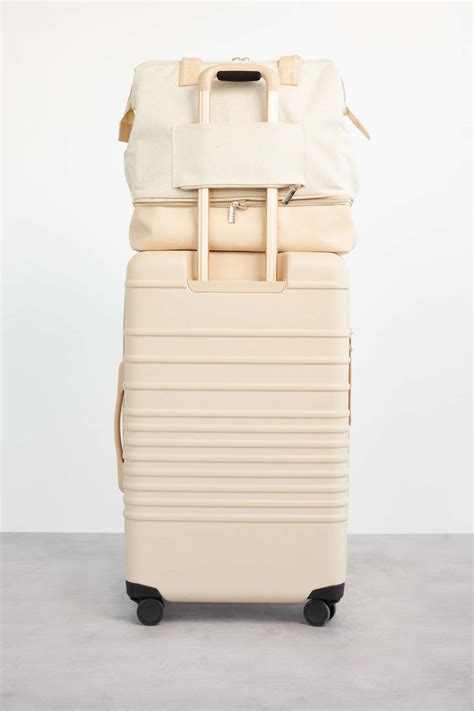 BÉIS 'The Convertible Mini Weekender' in Beige - Mini Travel Weekender ...