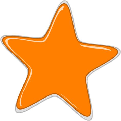 Orange Star Edited2 clip art | Clipart Panda - Free Clipart Images