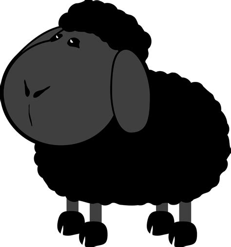 Free Black Sheep Clipart