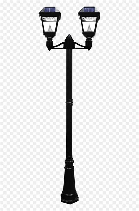 Solar Lamp Post Transparent Background - Victorian Era Lamp Post, HD Png Download - 373x1200 ...