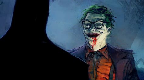 "You wouldn't hit a guy with glasses on, would you?" by Anjin Anhut : batman