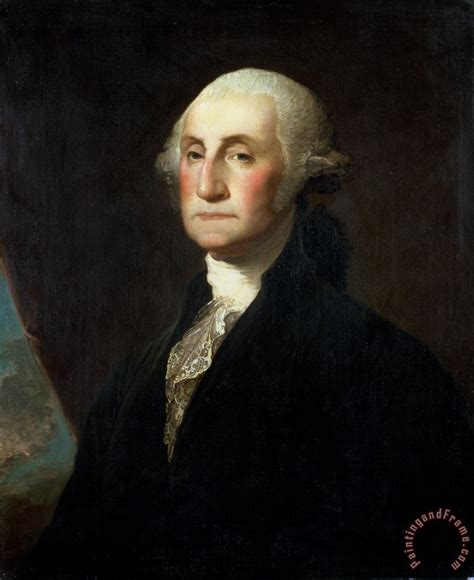 Gilbert Stuart Portrait of George Washington painting - Portrait of George Washington print for sale