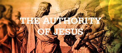 The Authority of Jesus