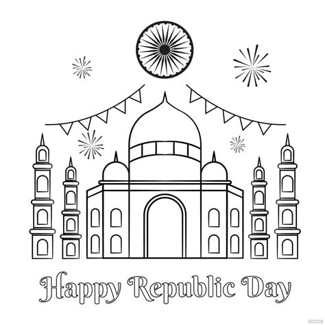 FREE India Republic Day Drawing 2024 Templates & Examples - Edit Online ...