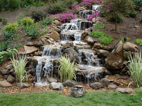 Pondless Waterfalls, A Unique Element To Any Backyard Get-A-Way Gathering Place | Waterfalls ...