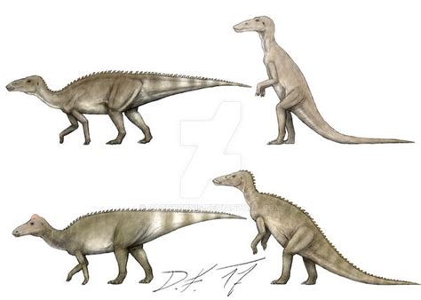 From skinny Trachodon to bulky and crested by Pachyornis on DeviantArt