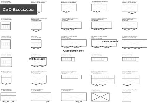 Appliances CAD Blocks free download