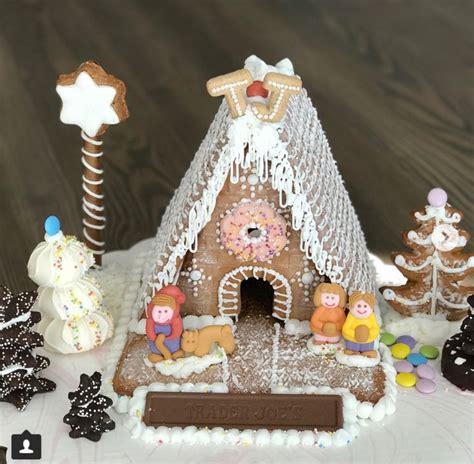 Trader Joe’s gingerbread house | Christmas gingerbread house, Gingerbread, Gingerbread house