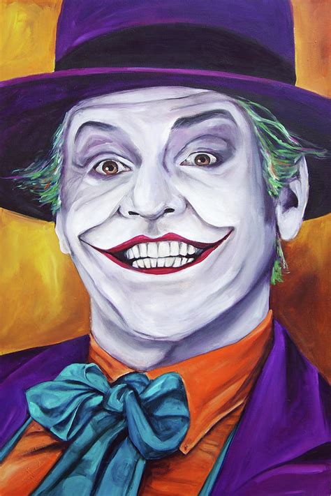 Jack Nicholson as Joker Painting by Michelle Johnson Fairchild - Pixels