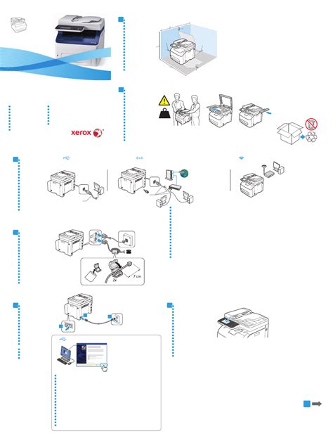 Xerox WorkCentre 6027 Installation Guide - Free PDF Download (2 Pages)