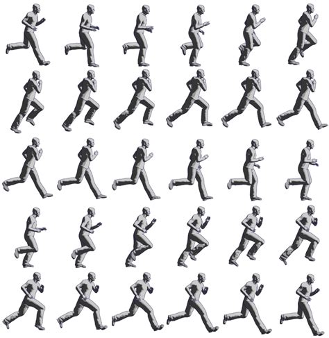 Running Animation 2d Sprite Sheets Png Free Transparent Png Clipart ...