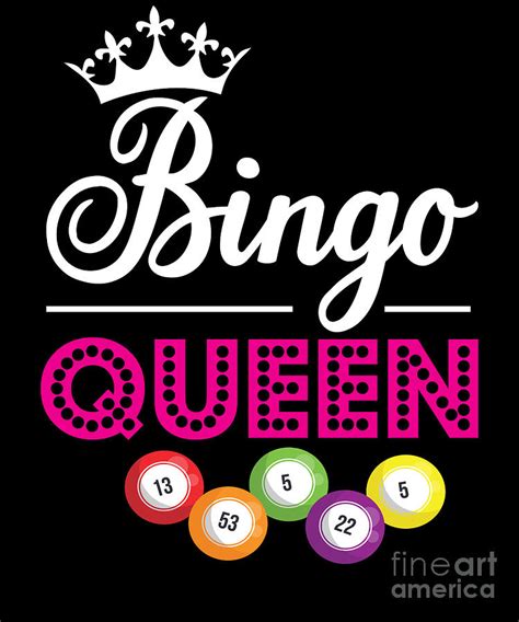 Funny Bingo Queen Digital Art by RaphaelArtDesign | Pixels